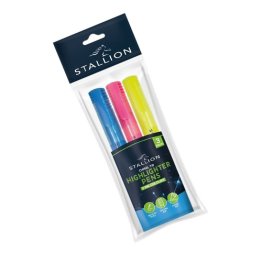 Stallion® Highlighter Pens - Neons (3 pcs)