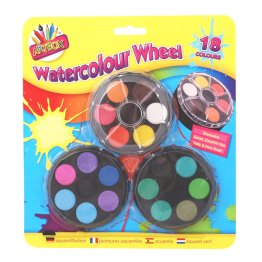 Tallon© Watercolour Wheel Set (18 colours)