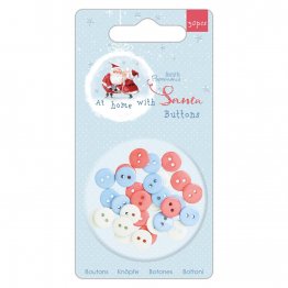 Papermania® At Home With Santa - Mini Buttons (30 pcs)