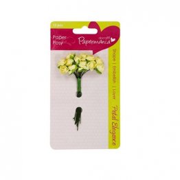 Docrafts® Papermania Paper Posy (12pcs) - Lemon Rose