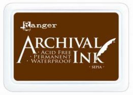 Ranger Archival Ink Pad - Sepia