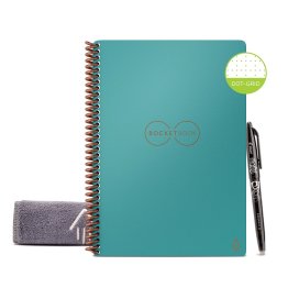 Rocket Book© CORE - Smart Note Book: Neptune Teal, 32 Dot Grid Pages - A5