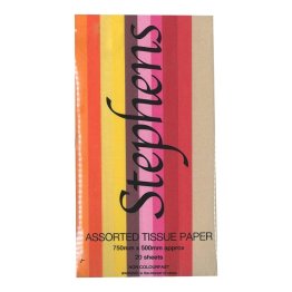 Stephens® Multi-Pack Colour Tissue Paper (20 pcs) - Warm Tones