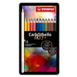 STABILO® CarbOthello Arty+ Chalk Pastel Colouring Pencils - 12 pc Set