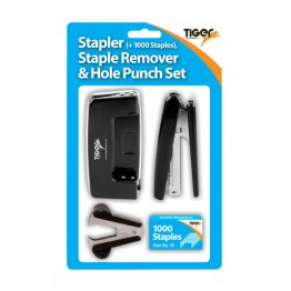 Tiger® Stapler Set, Inc. Hole Punch, Staples & Remover