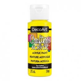 DecoArt® Crafter's Acrylic Paint (59ml) - Sun Yellow