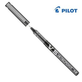 Pilot Hi-Tecpoint V5 Pen Collection - Liquid Ink Fine Point, Black