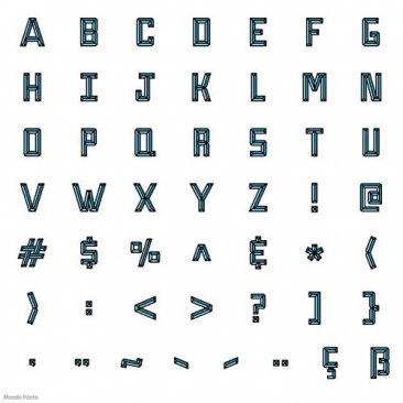 Cricut® Cartridge - Mondo Fonts