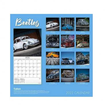 Tallon© 2022 'Month-to-View' Wall Calendar - Beetles