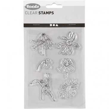Creativ Company® Clear Stamp Set - Summer Wild Flower