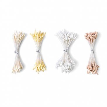 Sizzix™ Making Essentials - Flower Stamens 400PK, Assorted Sizes - White/Cream