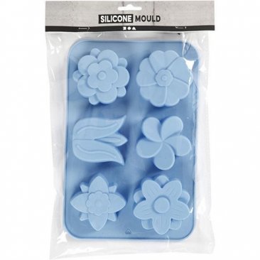 Creativ Company® Silicone Mould (6 Compartments) - Flower Blocks