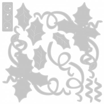 Sizzix® Thinlits™ Die Set 11PK - Boughs of Holly by Sizzix®