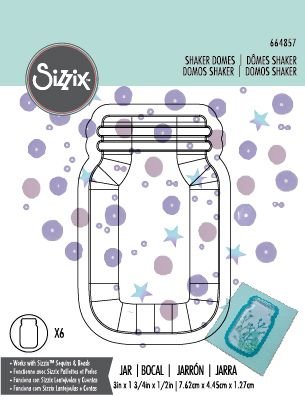 Sizzix™ Making Essentials -Shaker Domes, Jar, 3" x 1 3/4", 6PK