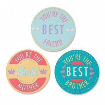 Sizzix® Thinlits™ Die Set 18PK - You're The Best by Jenna Rushforth®