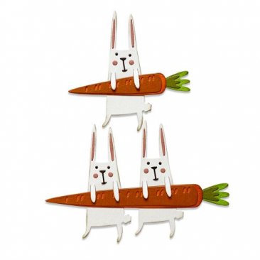 Sizzix® Thinlits™ Die Set 11PK - Carrot Bunny by Tim Holtz®