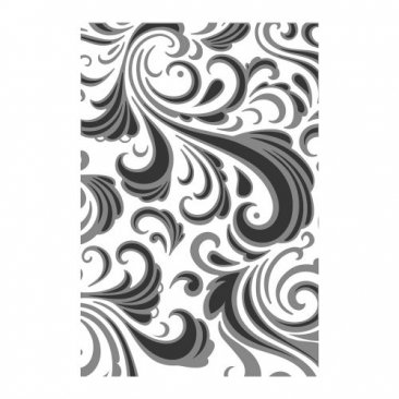 Sizzix® 3-D Texture Fades™ Embossing Folder - Swirls by Tim Holtz®