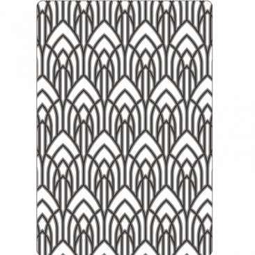 Sizzix® Multi-Level Texture Fades™ Embossing Folder - Arched by Tim Holtz®