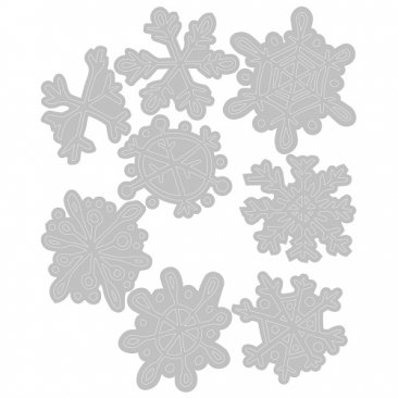 Sizzix® Thinlits™ Die Set 8PK - Scribbly Snowflakes by Tim Holtz®
