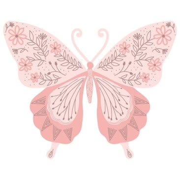 Sizzix® Layered Clear Stamps Set 3PK - Decorated Butterfly by Lisa Jones®