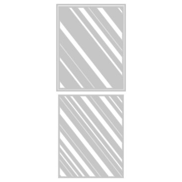 Sizzix® Thinlits™ Die Set 3PK - Layered Stripes by Tim Holtz®