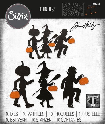 Sizzix® Thinlits™ Die Set 10PK - Halloween Night by Tim Holtz®