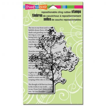 Stampendous!® Cling Rubber Stamp - Tree Poem