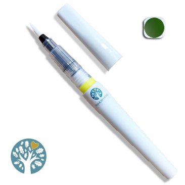 OakWood Archer® Glitter Brush Pen - Emerald Green