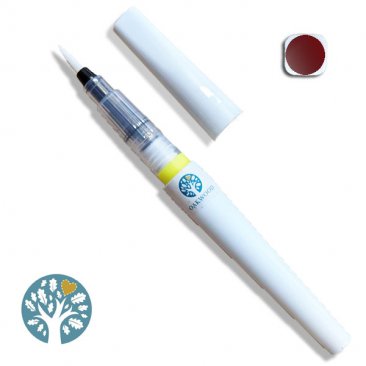 OakWood Archer® Glitter Brush Pen - Maroon