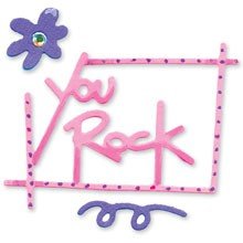 Sizzix® Small Sizzlits® Die - Phrase, You Rock by Emily Humble™