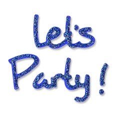 Sizzix® Small Sizzlits® Die - Phrase, Let's Party! by Emily Humble™