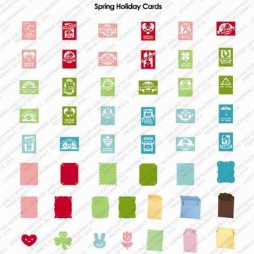 Cricut® Cartridge (Seasonal) - Spring Holiday Cards