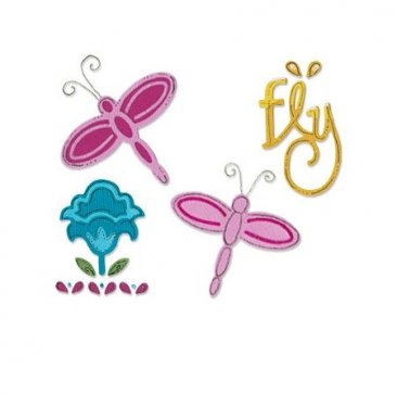 Sizzix™ Small Sizzlits® Die Pack - Dragonfly Set by Brenda Pinnick™