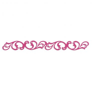 Sizzix Sizzlits® Decorative Strip Die - Valentine Flourishes by Scrappy Cat
