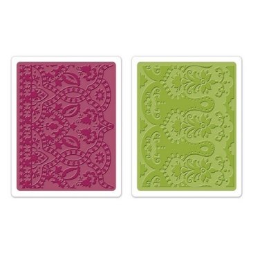 Sizzix® Textured Impressions™ Embossing Folder Set 2PK - Moroccan Daydreams by Rachael Bright™