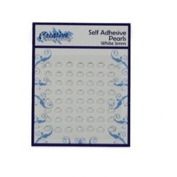 Creative Expressions® Self Adhesive Pearls - 5mm White