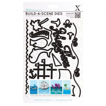 Xcut® Die Set (16 pcs) - Build-a-Scene, Nautical