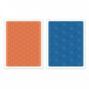 Sizzix® Textured Impressions™ Embossing Folder Set 2PK - Palace by Dena Designs™