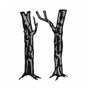 Marianne D® Craftables Die Set 2pk - Forest Trees, Bare Oak