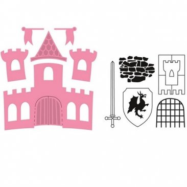 Marianne D® Collectables Die Set (w/Stamps)  6pk - Fairytale Castle