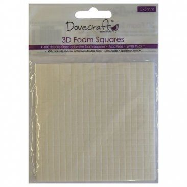 Dovecraft Foam Squares 5mm (400pcs)