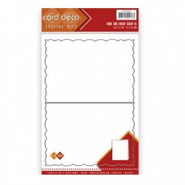Card Deco™ Cutting Dies - Frame Card Fantasy Scallop A6