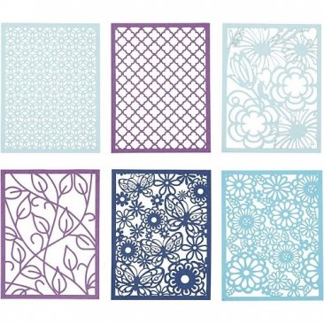 Creativ Company® A6 Cardboard Lace Pattern Pad (24 pcs) - Serenity