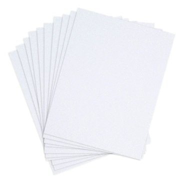 Spellbinders™ Pop-Up Die Cutting Glitter Foam Sheets - White (10pk)