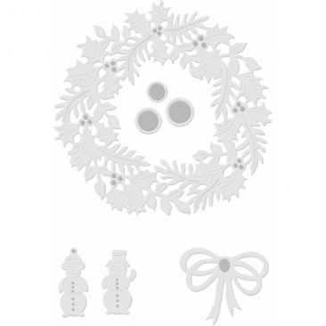 Sweet Dixie® dies - Wreath and Embellishments