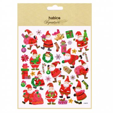 Habico® Signature Range - Sticker Sheet, Jolly Santa