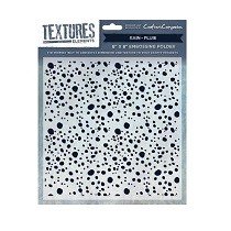 Crafters Companion™ Textures™ Elements™ 8x8 Embossing Folder - Rain