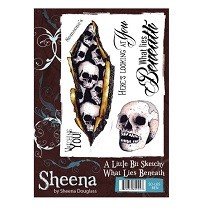 Sheena Douglass® A Little Bit Sketchy A6 Stamp Set - What Lies Beneath