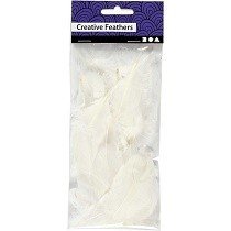 Creativ Company® Feather Pack - White Goose Feathers