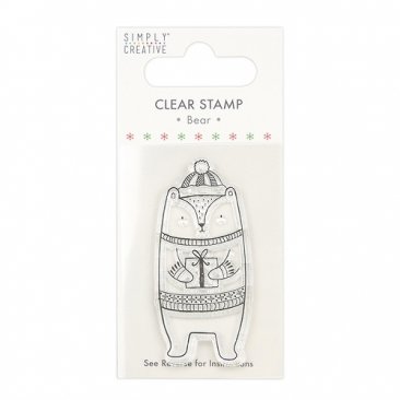 Simply Creative® Clear Stamp - Bear